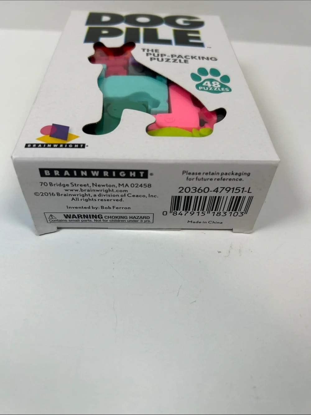 Brainwright Dog Pile The Pup Packing Puzzle Game